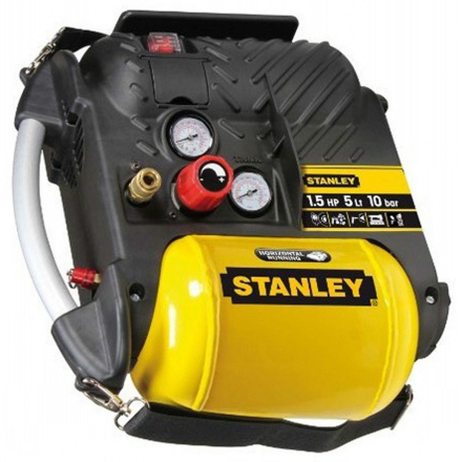 STANLEY DN200/10/5 compressore portatile con tracolla 10bar 1,5 hp 5lt •  Elettromeccanica 2C • Vendita Assistenza Elettroutensili