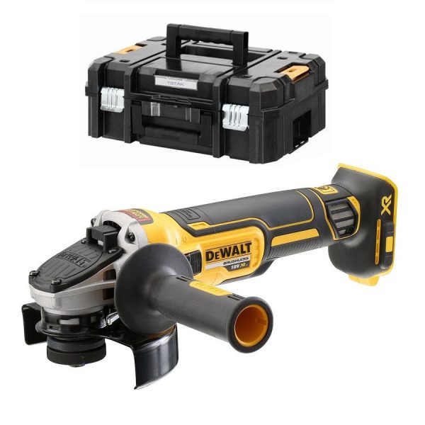DEWALT DCG405D2 smerigliatrice 18v 2 batterie 2ah brushless 125mm 9000giri 1000w valigetta tstak dcg405p2 - immagine 3