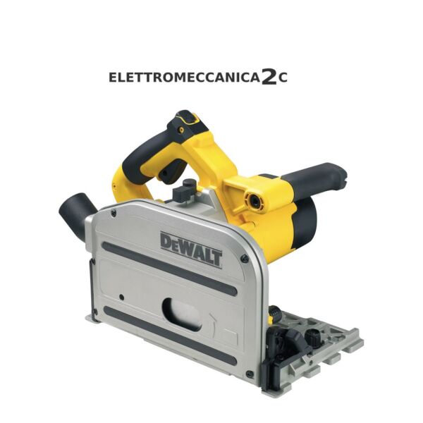 DEWALT DWS520KT-QS sega ad affondamento 1300w lama 165mm max taglio 55mm valigetta