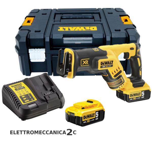 DEWALT DCS367P2-QW  sega universale 18v brushless 2x5ah max taglio 300mm valigetta tstak