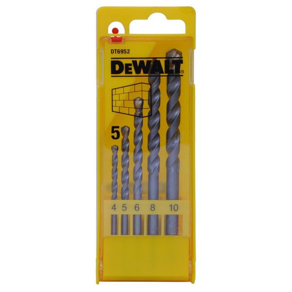 DEWALT DT6952-QZ kit 5 punte per muro
