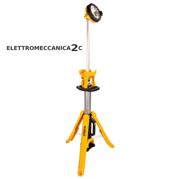 DEWALT DCL079-XJ faro led da cantiere con treppiedi 18v 1000-1800-3000lumen altezza max 220cm ip55