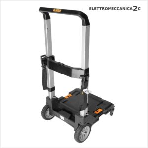 DEWALT DWST1-71196 trolley unita' trasporto tstak 2 ruote orientabili 2 ruote fisse