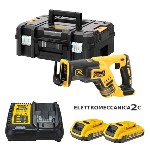 DEWALT DCS367D2 sega universale 18v brushless 2x2ah max taglio 300mm tstak dcs367p2