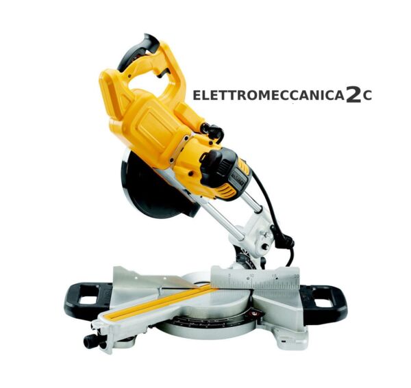 DEWALT DWS774-QS troncatrice radiale lama 216mm 1400w max taglio 62x250mm 12kg lama TCT