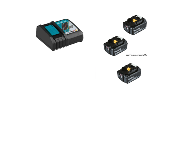 MAKITA DHP486RT3J avvitatore percussione 18v 3 batterie 5ah brushless 13mm 130Nm - immagine 2