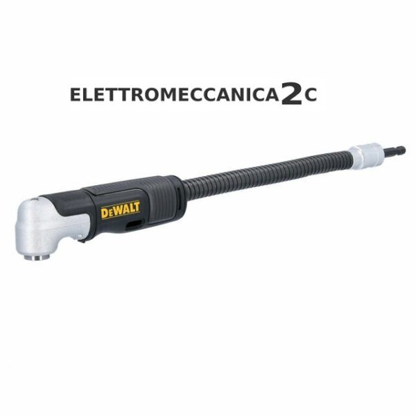 DEWALT DT20501-QZ testa ad angolo con impugnatura e albero flessibile impact torsion