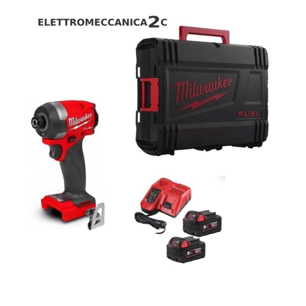 MILWAUKEE FID3-502X avvitatore impulsi 18v fuel 226Nm 1/4" 2 batterie 5ah valigetta 4933479865