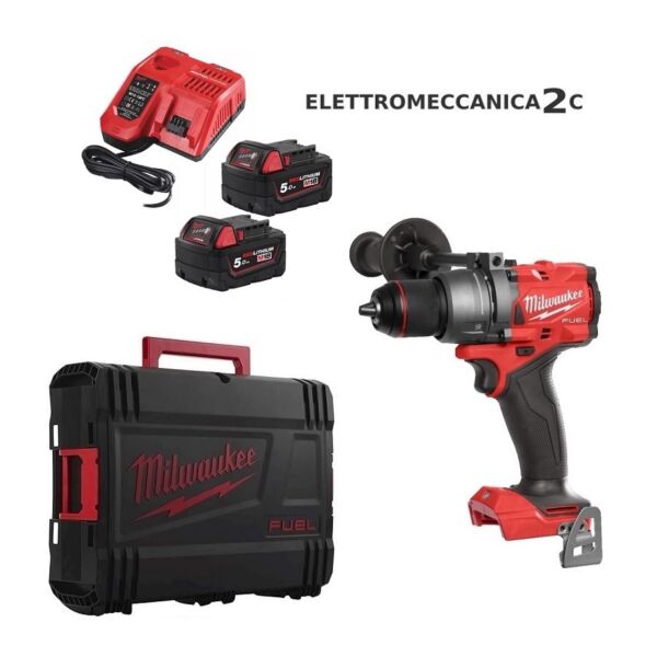 MILWAUKEE M18 FPD3-502X avvitatore percussione 18v 2x5ah FUEL 13mm 158Nm