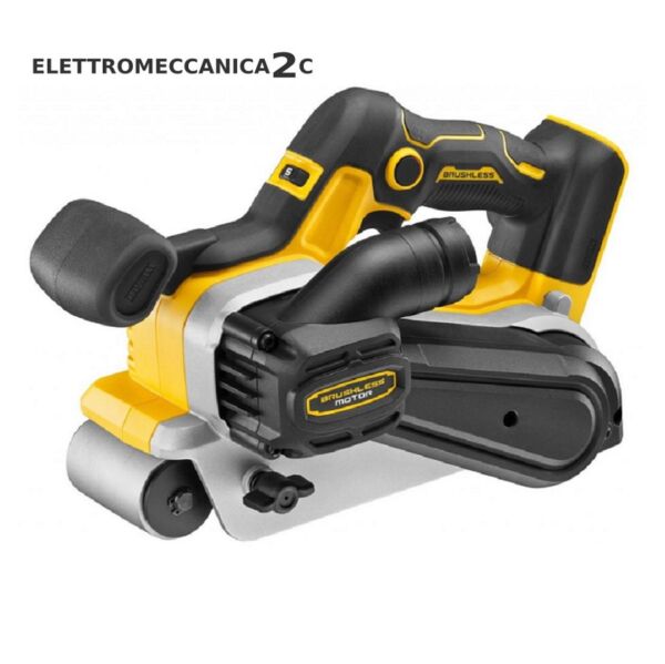 DEWALT DCW220NT-XJ levigatrice a nastro 18v brushless 75x533mm solo macchina tstak - immagine 3