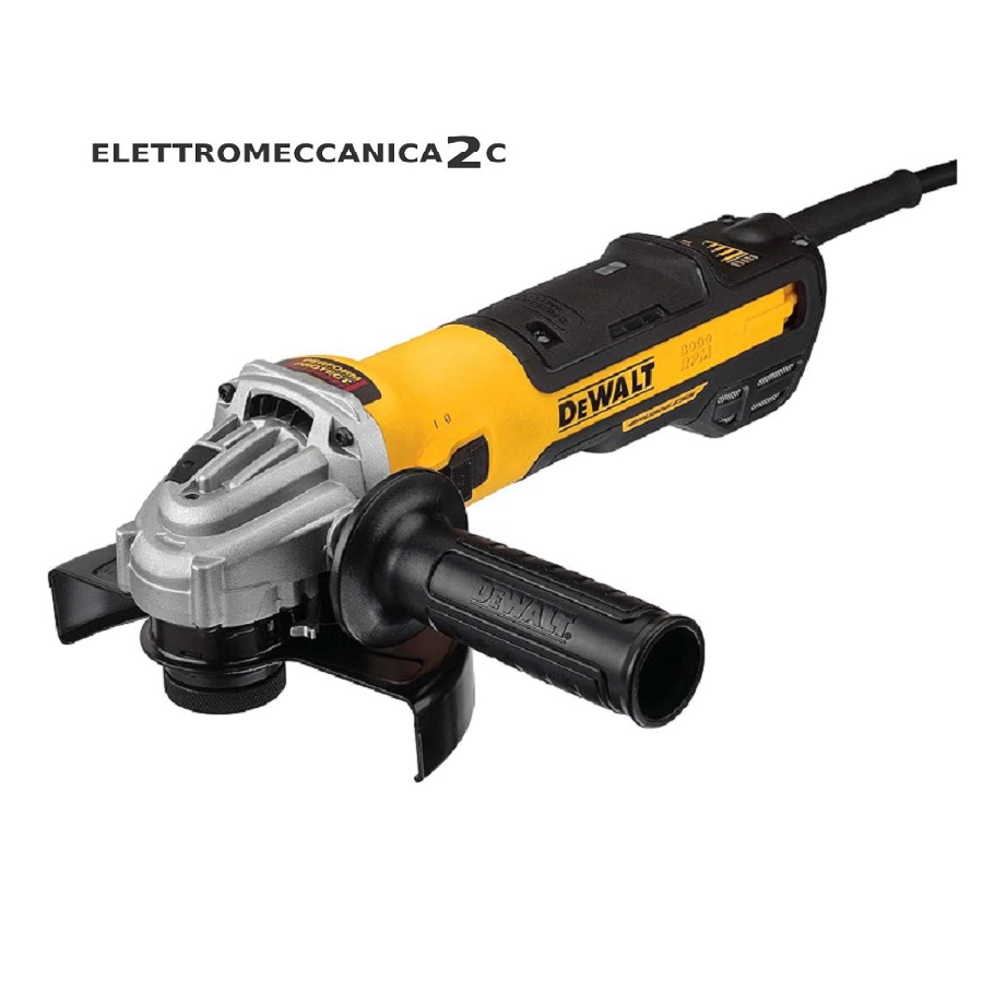 DEWALT DWE4369-QS smerigliatrice 125mm motore brushless 1700w velocita' variabile 1800/8000giri/min