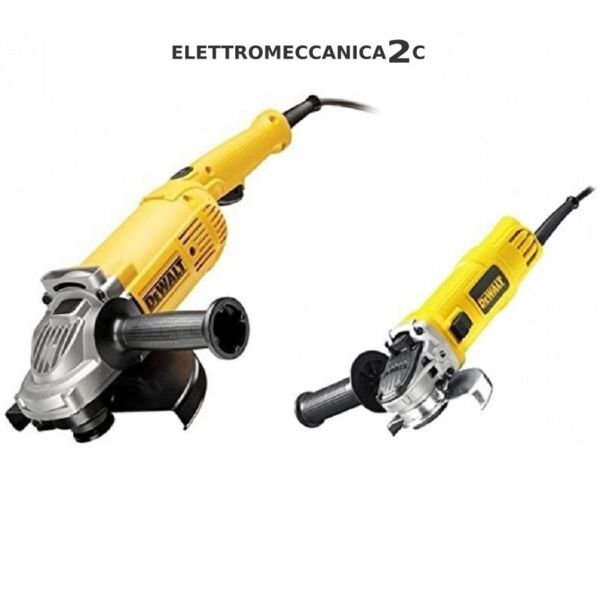 DEWALT DWE492DUO1-QS coppia smerigliatrici dwe492 2200watt 230mm dwe4156 900w 115mm