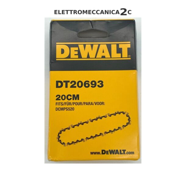 DEWALT DT20693-QZ catena 20cm per elettrosega 18v dcmps520n dcmps520p1