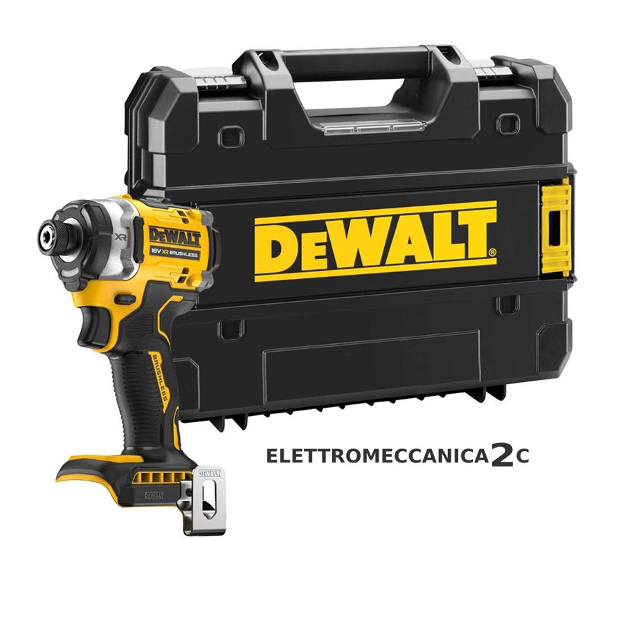 DEWALT DCF860E2T-QW avvitatore impulsi 18v brushless 2batterie powerstack 1/4" 282Nm - immagine 2