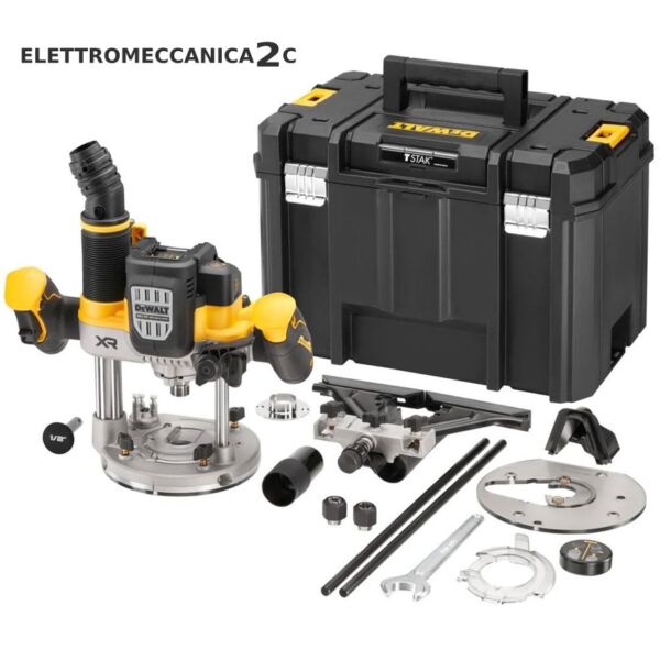 DEWALT DCW620NT-XJ fresatrice affondamento 18v pinze 8-12mm solo macchina tstak