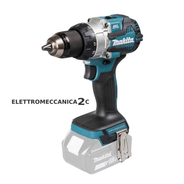 MAKITA DHP489ZJ avvitatore percussione 18v brushless 13mm 110Nm solo macchina valigetta