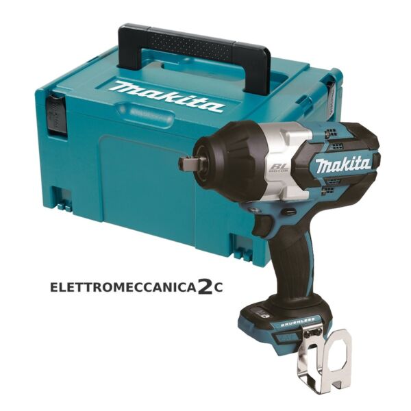 MAKITA DTW1004ZJ avvitatore impulsi 18v brushless 1/2" 1300Nm m30 3 vel. makpac