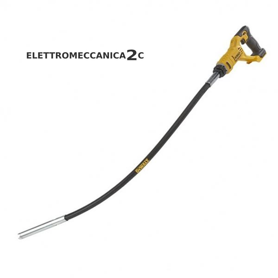 DEWALT DCE531N-XJ vibratore per cemento 18v brushless diametro 29mm 3kg solo macchina - immagine 2