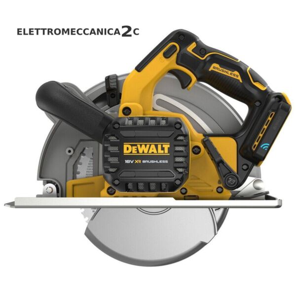 DEWALT DCS383H2-QW sega circolare per metalli 18v 184mm 2 batterie 5ah powerstack tstak