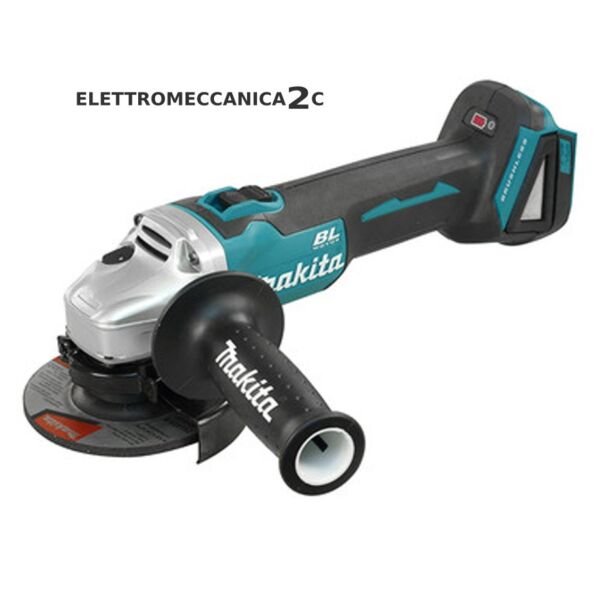 MAKITA DGA504ZJ smerigliatrice 18v brushless 125mm 8500giri/min solo macchina makpac - immagine 2