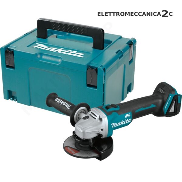 MAKITA DGA504ZJ smerigliatrice 18v brushless 125mm 8500giri/min solo macchina makpac