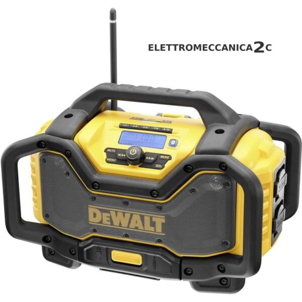 DEWALT DCR027-QW radio caricabatterie a filo 230v e batterie 18/54v bluetooth