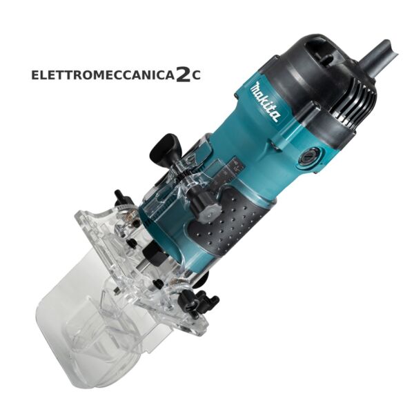 MAKITA 3712 rifilatore ma base inclinabile 0-45° pinza 6mm 530w 32000giri/min