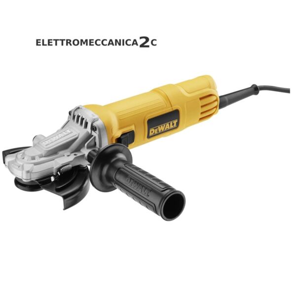 DEWALT DWE4157F-QS smerigliatrice a testa ribassata 125mm potenza 900w interruttore di sicurezza
