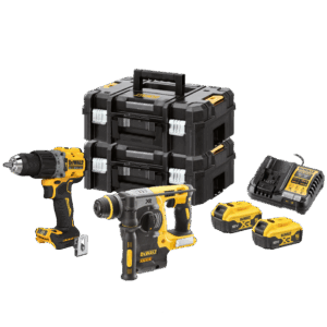 DEWALT DCK2005P2T-IT kit 18v avvitatore dcd805p2t tassellatore dch273nt 2 tstak