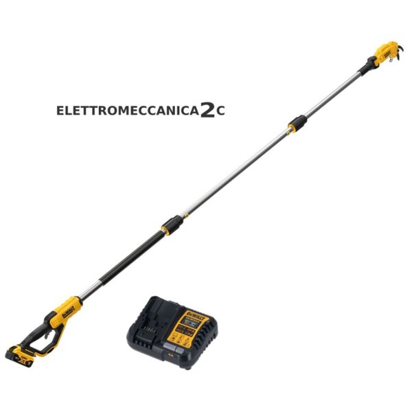 DEWALT DCMPP569P1-QW potatore ad asta 18v cap.taglio 38mm max 3mt 1 batteria 5ah - immagine 2