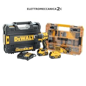 DEWALT DCZ799P2KT avvitatore percussione dcd799p2t 2 batterie 5ah kit inserti-punte dt70762