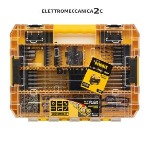 DEWALT DT70762 kit 85pz inserti punte ferro legno muro compatibile con valigette tstak
