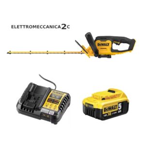 DEWALT DCMHT564P1-QW tagliasiepi 18v lama 55cm passo denti 25mm 1 batteria 5ah