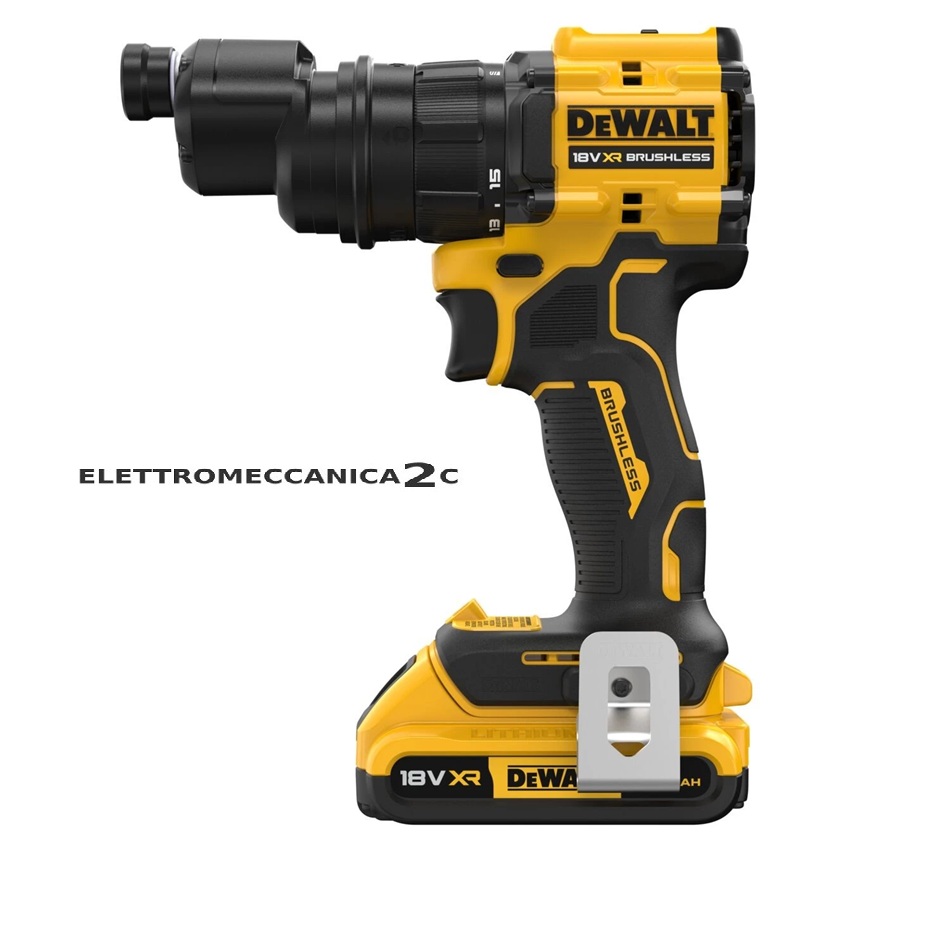 DEWALT DCD803D2T-QW avvitatore multitesta 18v brushless 4 teste 73Nm 2 batterie 2ah tstak - immagine 2
