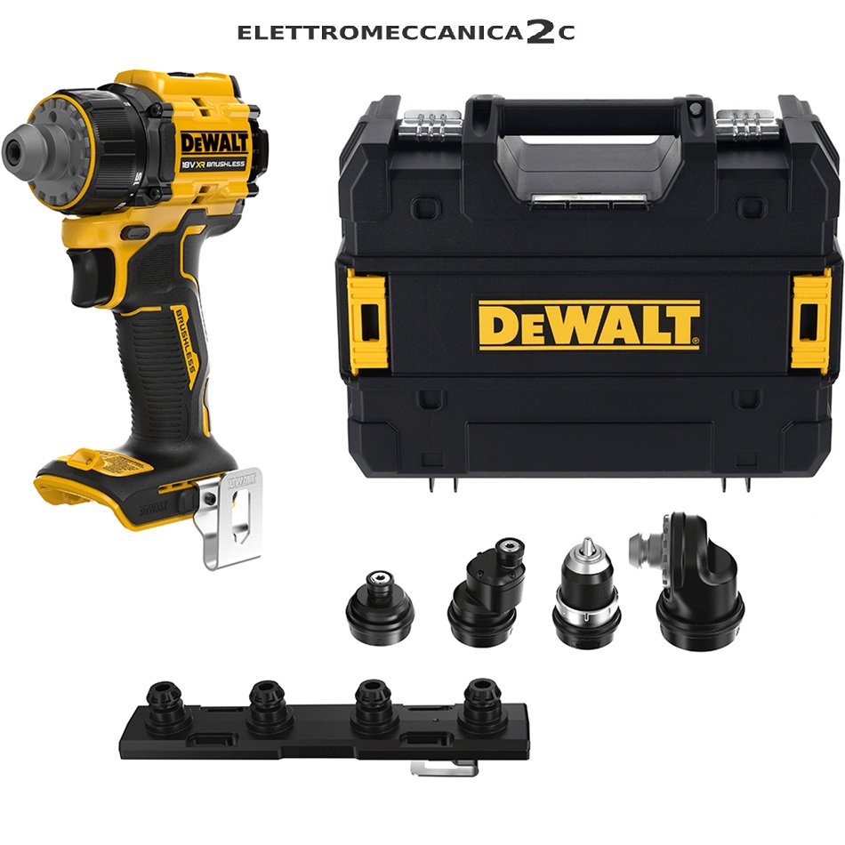 DEWALT DCD803NT-XJ avvitatore multitesta 18v brushless 4 teste 73Nm solo corpo macchina + tstak