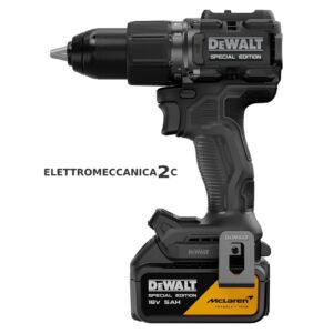 DEWALT MCLAREN DCD86MP2T-QW avvitatore a percussione 18v brushless 2 batterie 5ah 13mm 90Nm