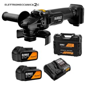 DEWALT McLAREN DCG45MP2T-QW smerigliatrice 18v 2 batterie 5ah brushless 125mm 9000giri 1000w