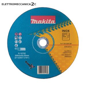 MAKITA D-18792-10 kit 10 dischi taglio ferro-inox diametro 230mm spessore 2mm