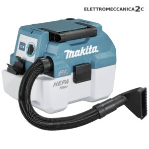 MAKITA DVC750LZX3 aspiratore 18v brushless tubo 28mm da 0,5 a 2mt capacita' polveri 7,5lt